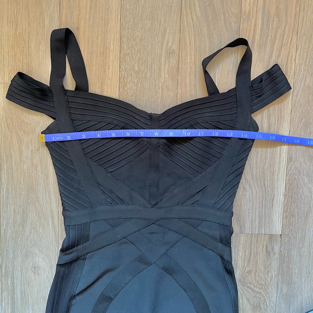 House of CB Black Bandage Bodycon Mini Dress - Picture 5 of 9